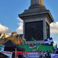 Συλλαλητήριο για το Κομπάνι στο Λονδίνο 2014