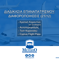 Διαδικασία Επαναπατρισμού: Διαφοροποιήσεις (21/12)